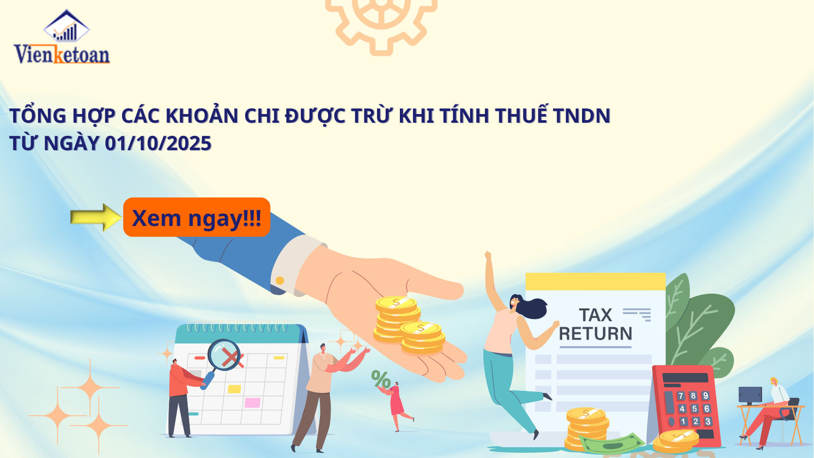 Tổng Hợp Các Khoản Chi Được Trừ Khi Tính Thuế TNDN Từ Ngày 01/10/2025